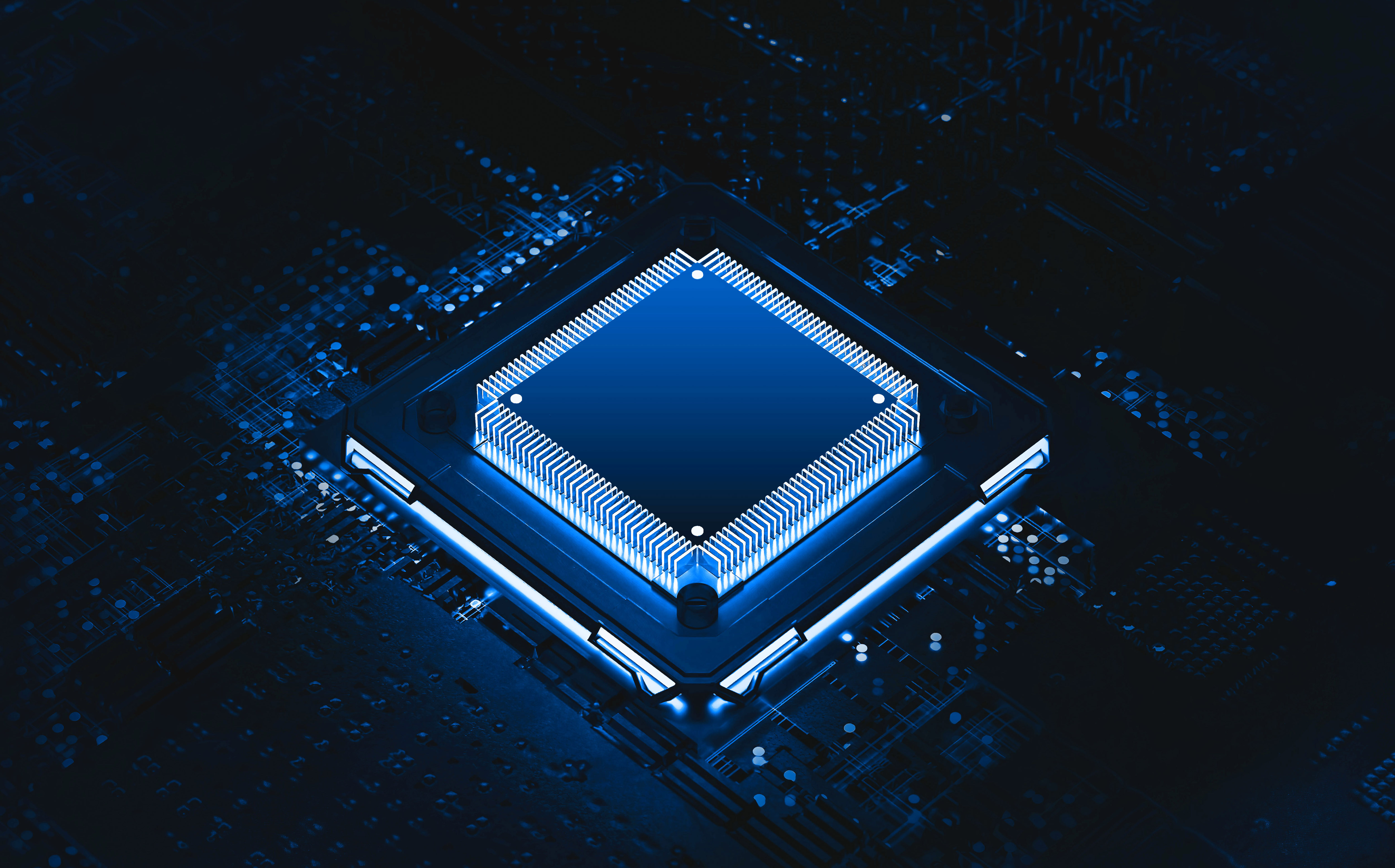 电脑晶片代表着科技的创新